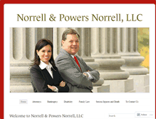 Tablet Screenshot of norrelllaw.com